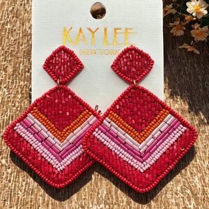 Kay Lee Seed Bead Earrings